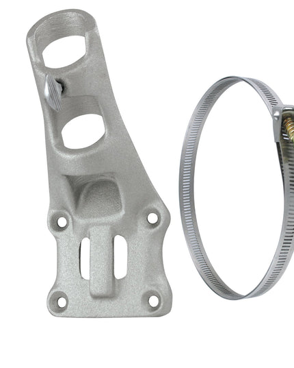 Aluminum 1" Flagpole Bracket - Silver