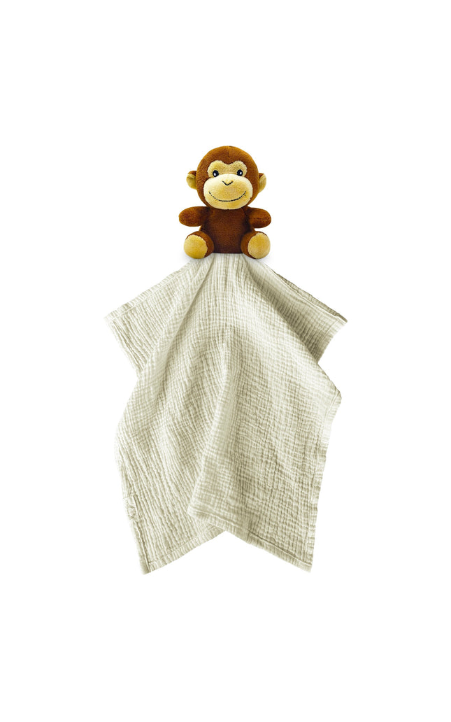 Monkey Lovey Security Blanket – Soft Comfort Toy for Babies & Toddlers | Me Lovey™
