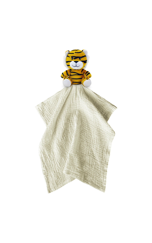 Tiger Lovey Security Blanket – Soft Comfort Toy for Babies & Toddlers | Me Lovey™
