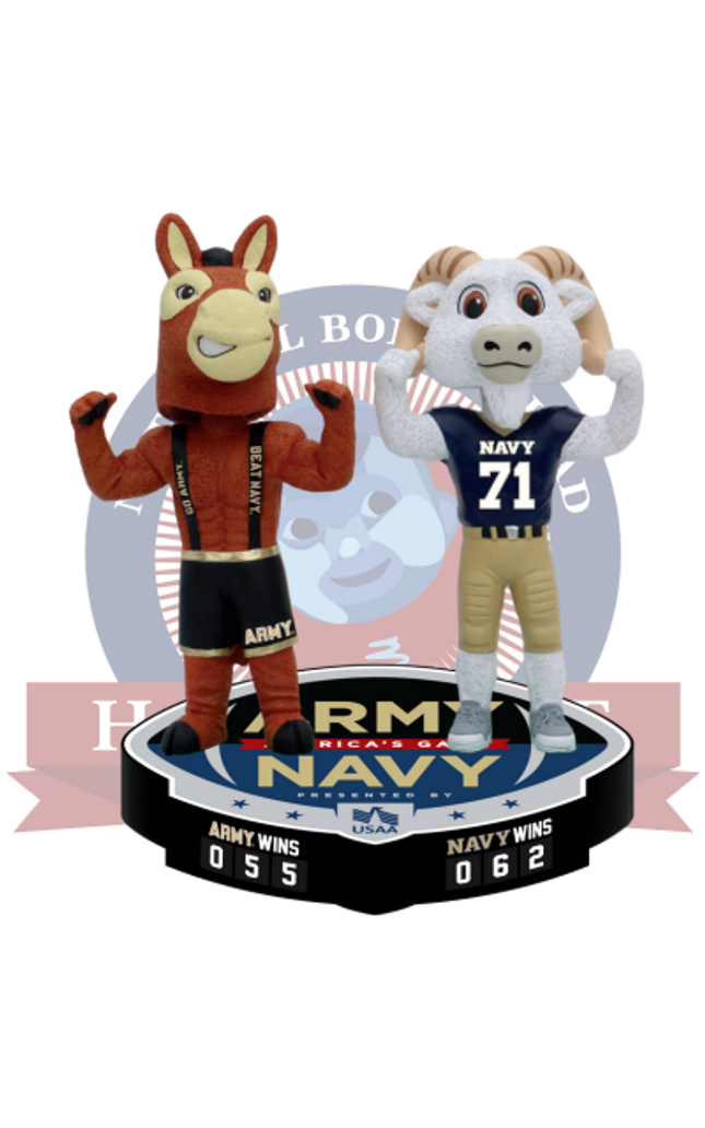 Army vs. Navy Rivalry Win Counter Bobblehead