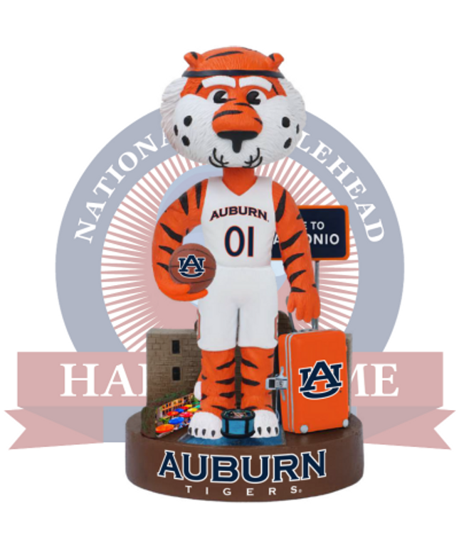 Auburn Tigers Aubie the Tiger Welcome to San Antonio Bobblehead (Presale)