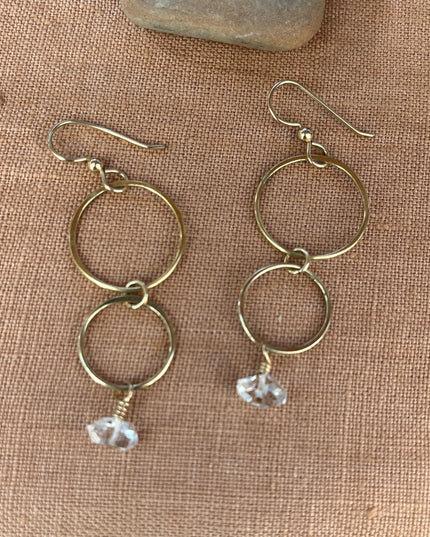 HERKIMER DIAMOND EARRINGS