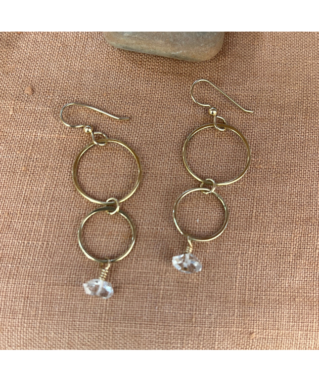 HERKIMER DIAMOND EARRINGS
