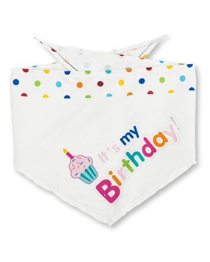 4-Piece Dog Birthday Kit – Celebrate in Style with Bandana, Hat, Bow Tie & Plush Toy