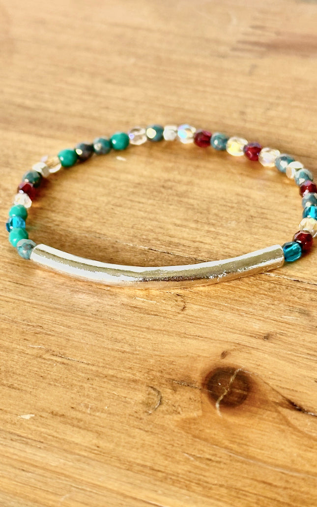 Boho Tube Beaded Bracelet