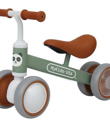 MyKids-USA Balance Bike for Toddlers – Metal Frame, Light-Up Wheels, No Batteries, for Boys & Girls Ages 12–36 Months