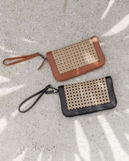 Raja Leather and Cane Wallet