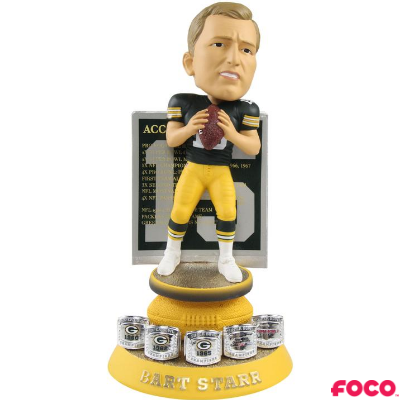 Bart Starr Green Bay Packers Bobbleheads