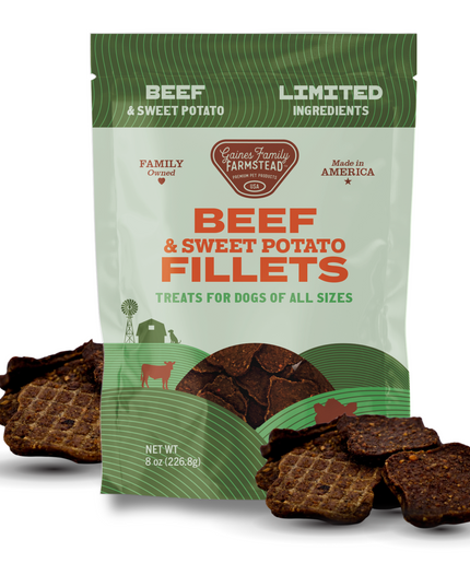 Beef and Sweet Potato Fillets