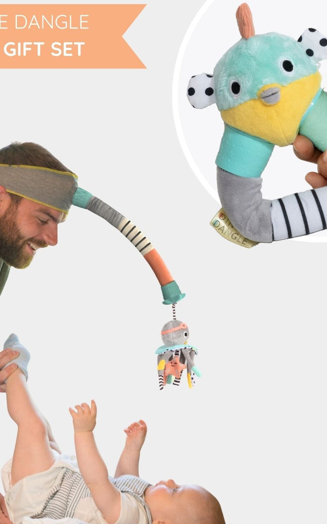 Dingle Dangle 3-in-1 Baby Gift Set