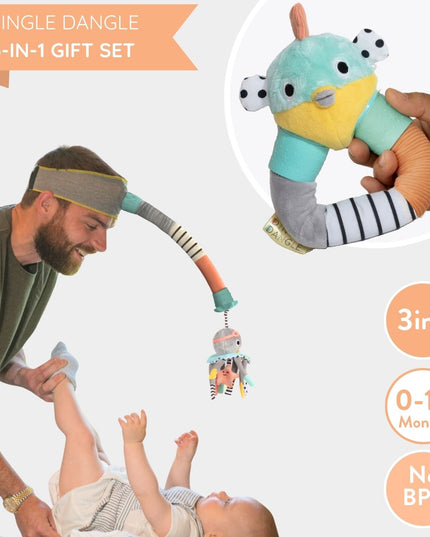 Dingle Dangle 3-in-1 Baby Gift Set