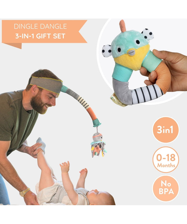 Dingle Dangle 3-in-1 Baby Gift Set