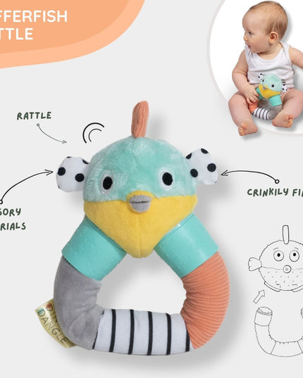 Dingle Dangle 3-in-1 Baby Gift Set