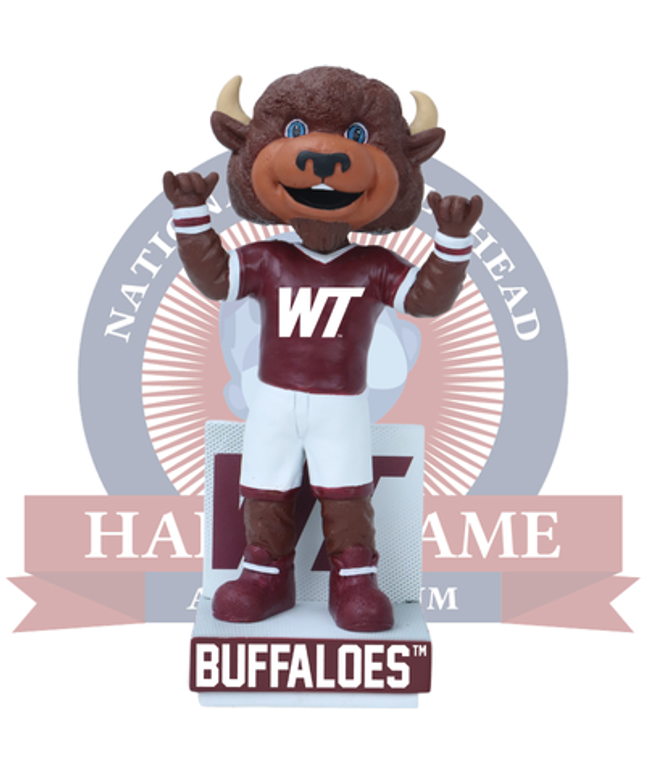 Bucky the Buffalo West Texas A&M Buffaloes Mascot Bobblehead