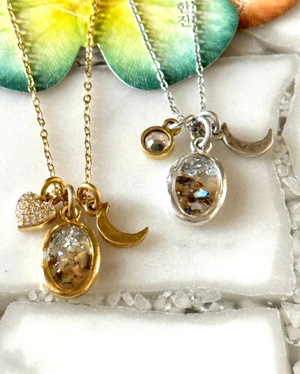 Gemstone Charm Necklace