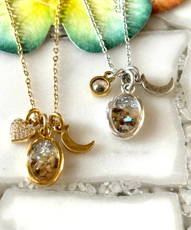 Gemstone Charm Necklace