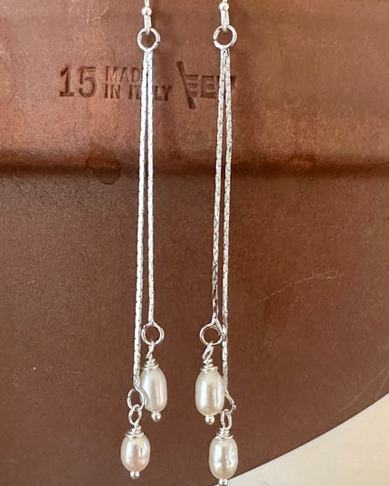 Tassel Gemstone Dangle Earrings