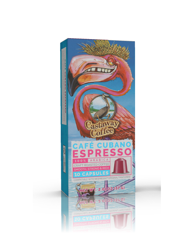 Castaway Coffee Café Cubano Nespresso Capsule 10 count