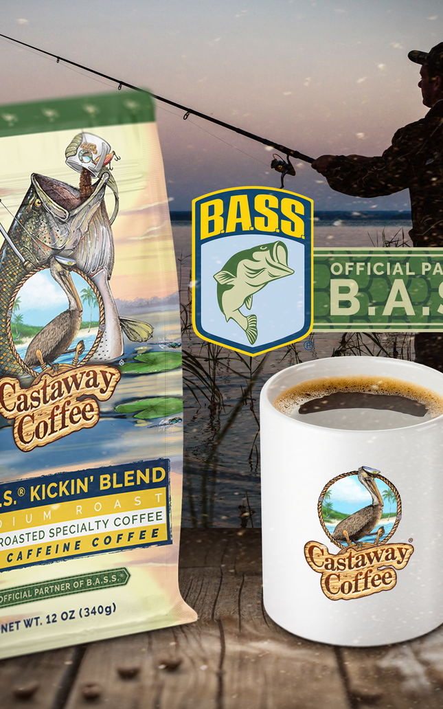 Castaway Coffee B.A.S.S. Kickin' Blend Gift Set
