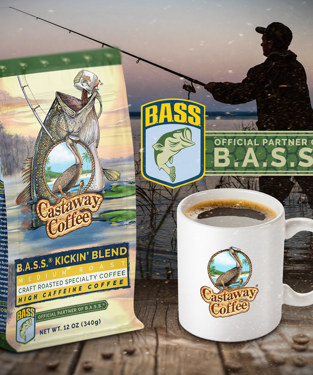 Castaway Coffee B.A.S.S. Kickin' Blend Gift Set