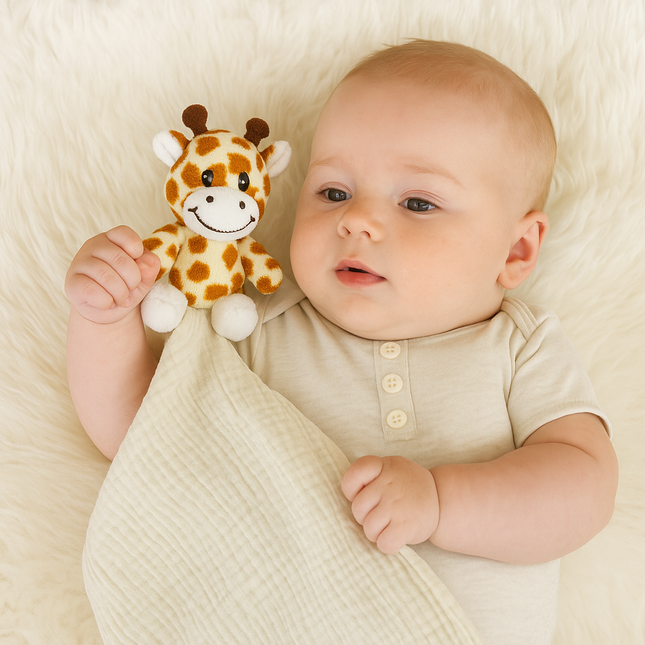 Giraffe Lovey Security Blanket – Soft Comfort Toy for Babies & Toddlers | Me Lovey™