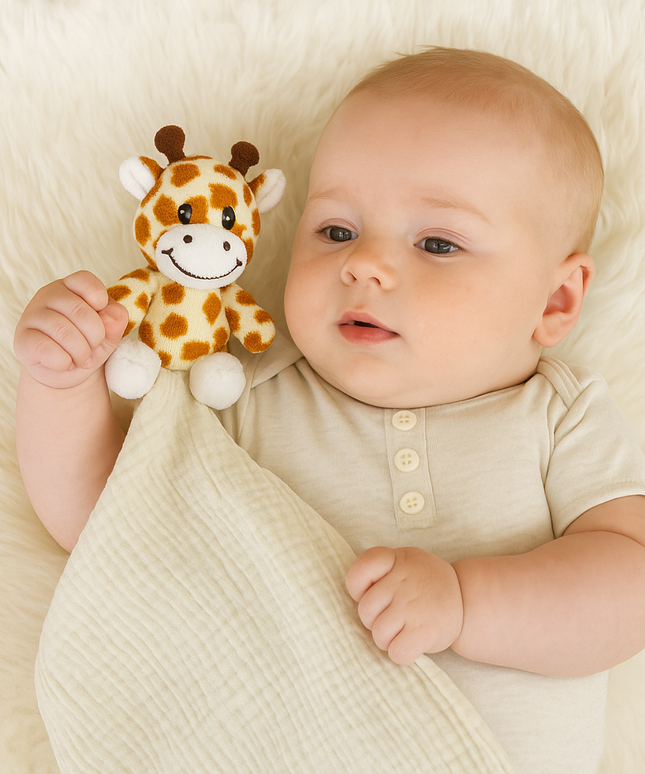 Giraffe Lovey Security Blanket – Soft Comfort Toy for Babies & Toddlers | Me Lovey™