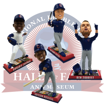 Chicago Cubs 2016 World Series Ticket Base Bobbleheads