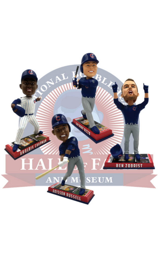 Chicago Cubs 2016 World Series Ticket Base Bobbleheads
