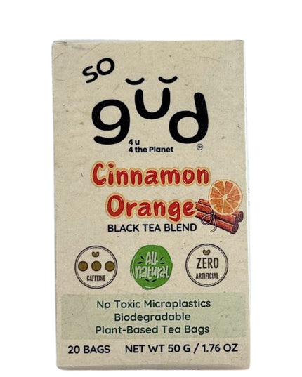 Ceylon Cinnamon Orange Black Tea | Plant-based Tea Bags