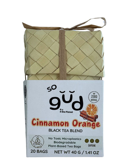Ceylon Cinnamon Orange Black Tea | Plant-based Tea Bags