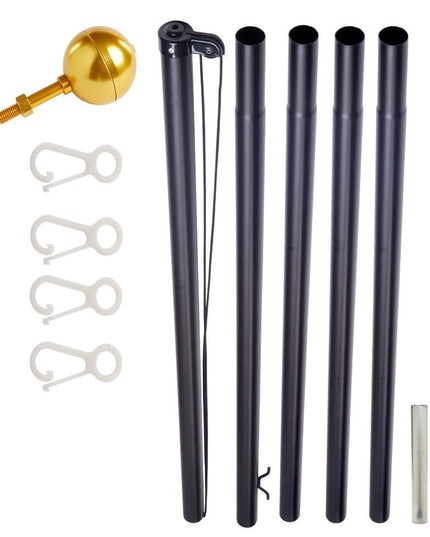 EZ Pole Sectional Flagpole - Made in USA - 5 Year Warranty