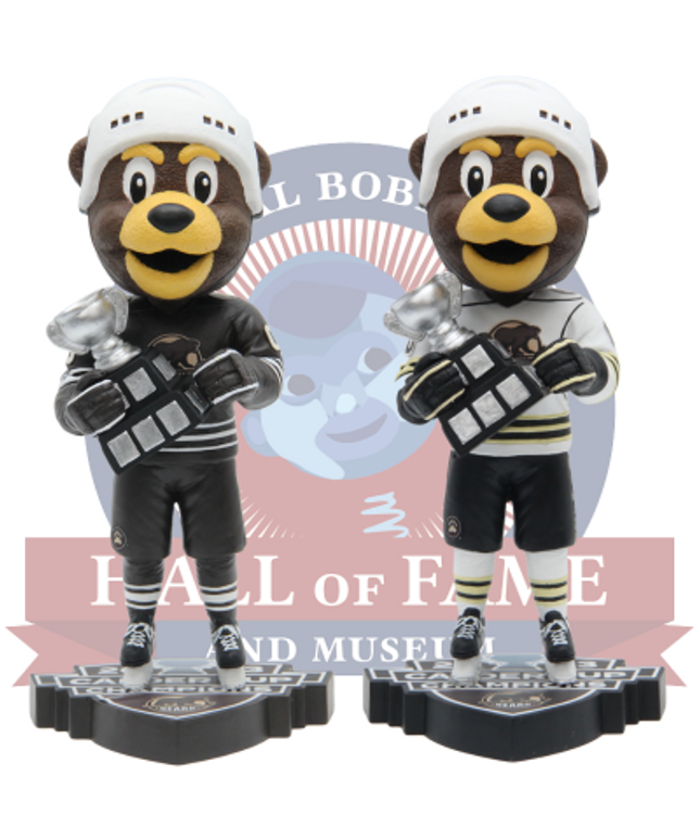 Coco the Bear Hershey Bears Mascot 2023 Calder Cup Champions Bobbleheads