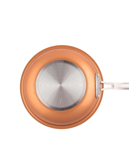 MASTERPAN Ceramic Nonstick Copper Color Frypan & Skillet, 10" (25cm)