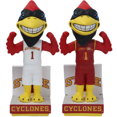 Cy the Cardinal Iowa State Cyclones Mascot Basketball Jersey Bobbleheads