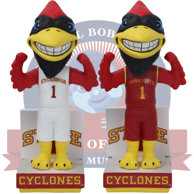 Cy the Cardinal Iowa State Cyclones Mascot Basketball Jersey Bobbleheads