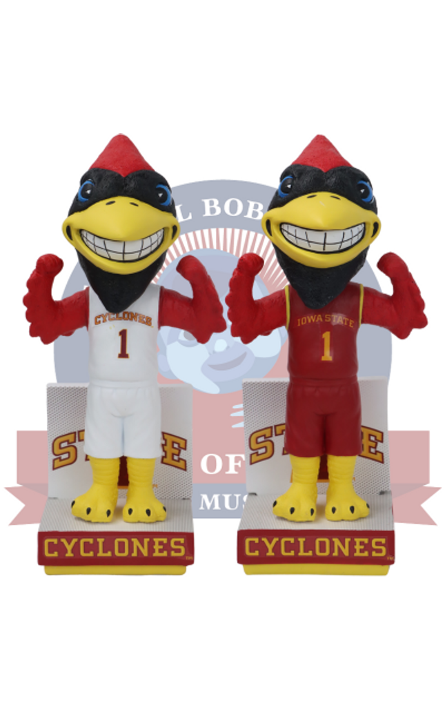 Cy the Cardinal Iowa State Cyclones Mascot Basketball Jersey Bobbleheads
