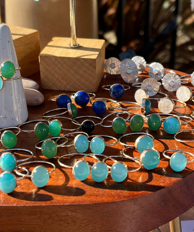 AQUA CHALCEDONY MAR RING