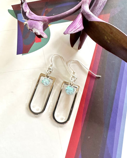 Long D Shape Earrings