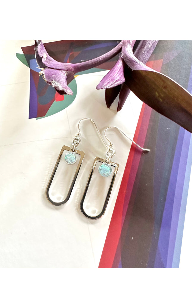 Long D Shape Earrings