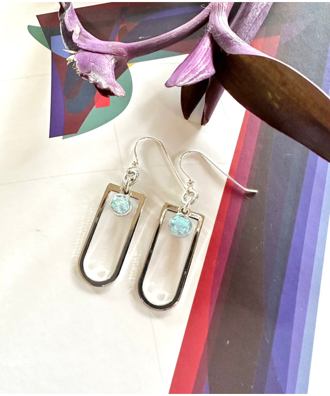 Long D Shape Earrings