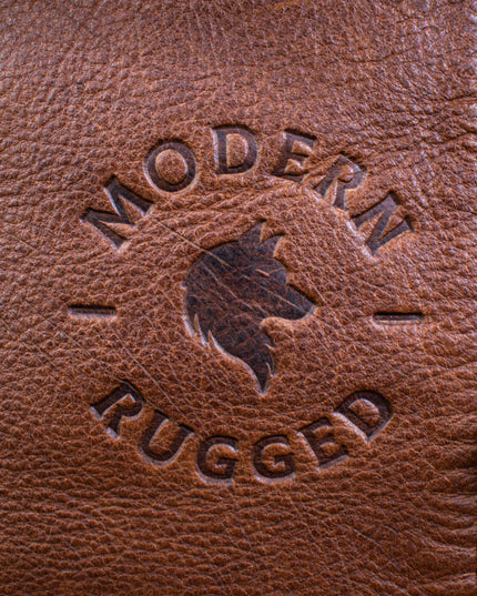 Leather Bucket Bag - Brown