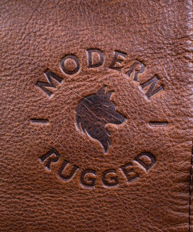 Leather Bucket Bag - Brown