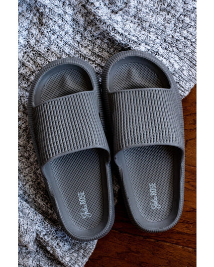 Ready to Ship | Black Insanely Comfy -Beach or Casual Slides