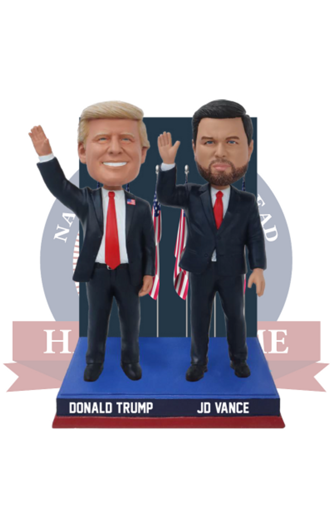 Donald Trump and JD Vance Election Night Victory Dual Bobblehead