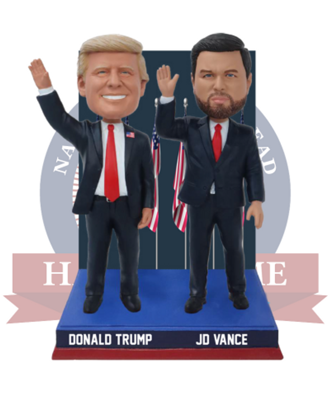 Donald Trump and JD Vance Election Night Victory Dual Bobblehead