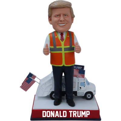 Donald Trump Garbage Truck Bobblehead