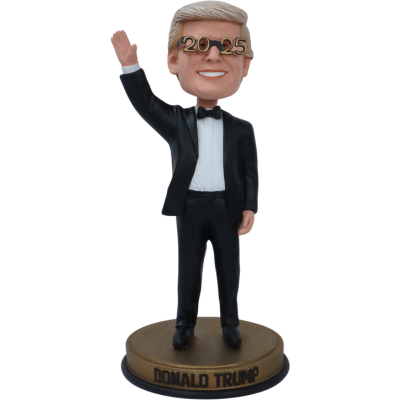 Donald Trump Happy New Year 2025 Bobblehead