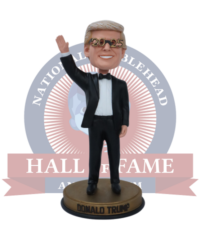 Donald Trump Happy New Year 2025 Bobblehead