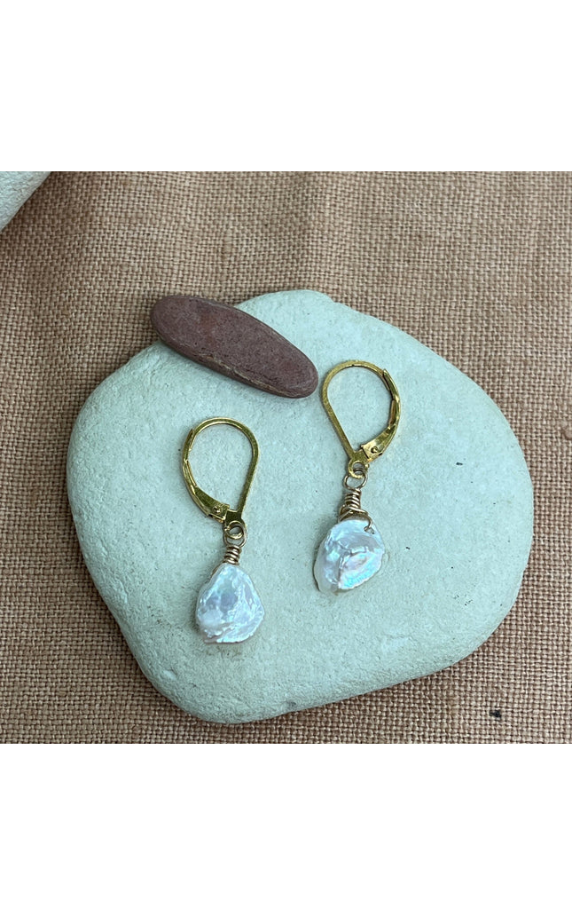 CLIFF PEARL EARRINGS