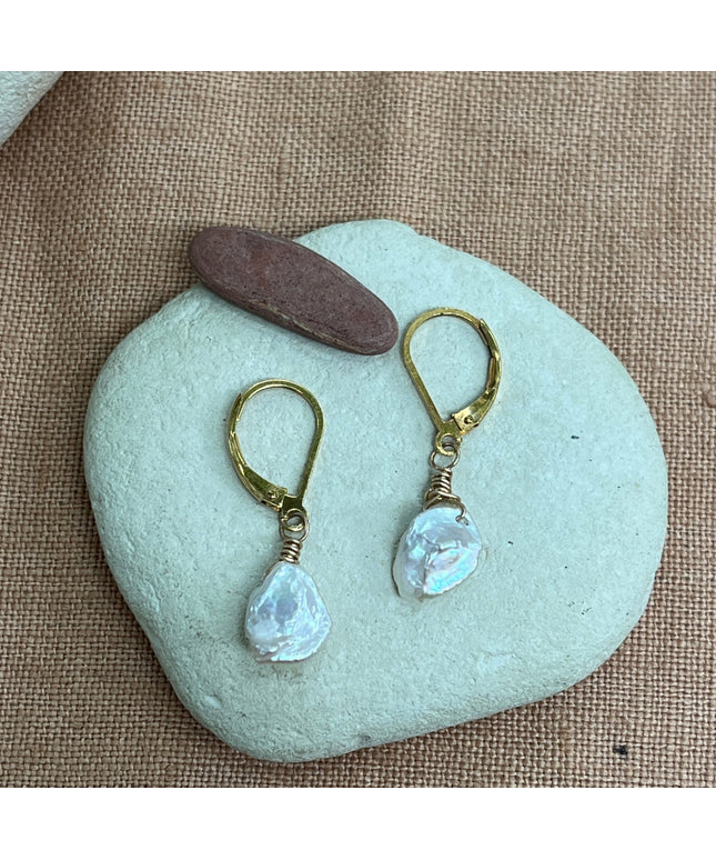 CLIFF PEARL EARRINGS